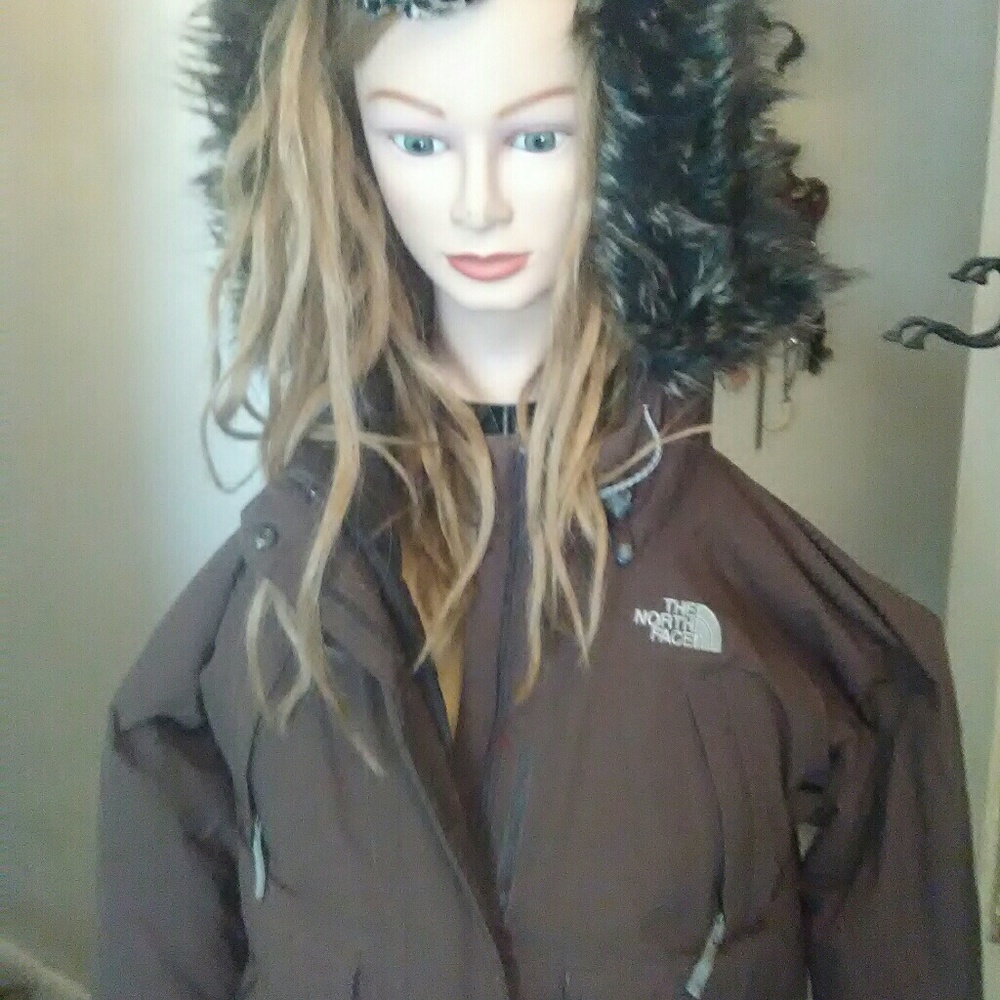 Brown Women's North Face Coat